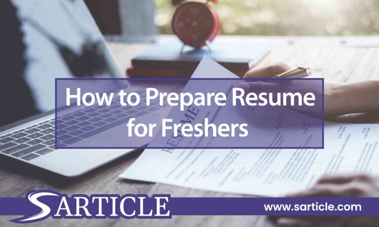 How to Prepare Resume for Freshers 2021 [Expert Guide]