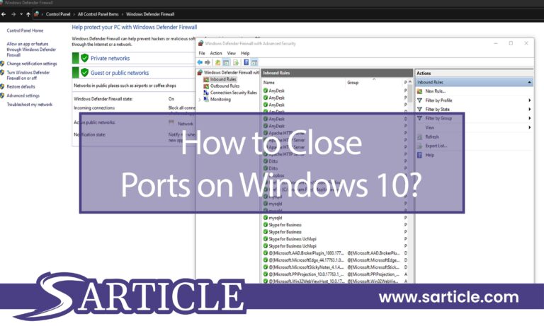 How to Close Ports on Windows 10?