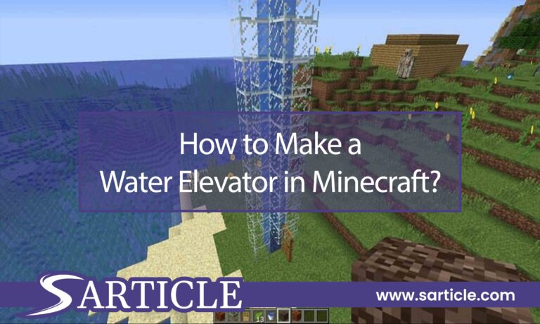 How to Make a Water Elevator in Minecraft?