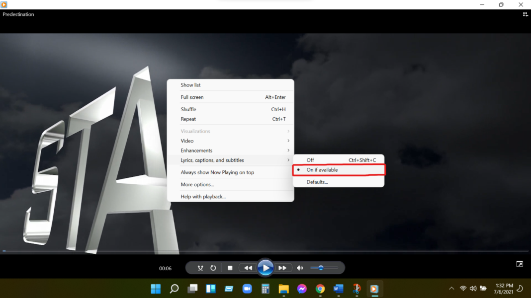 How to Add Subtitles in Windows Media Player?