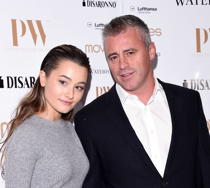 Matt LeBlanc with his daughter