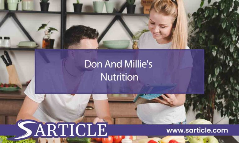 Don and Millie’s Nutrition: A Guide to Healthy Eating