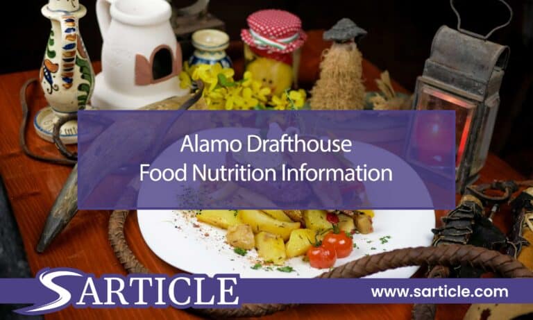 Alamo Drafthouse Food Nutrition Information: A Comprehensive Guide