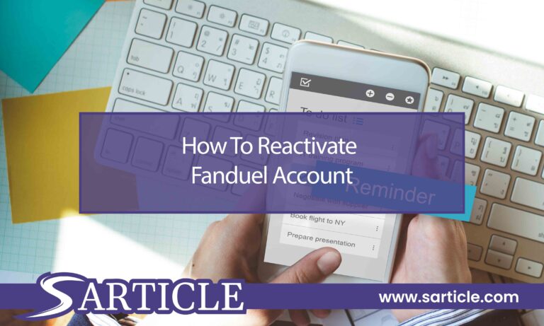 How To Reactivate FanDuel Account