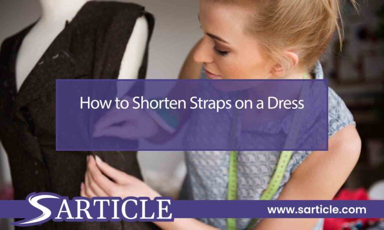 How to Shorten Straps on a Dress