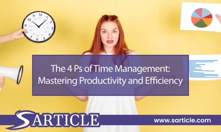 The 4 Ps of Time Management: Mastering Productivity and Efficiency