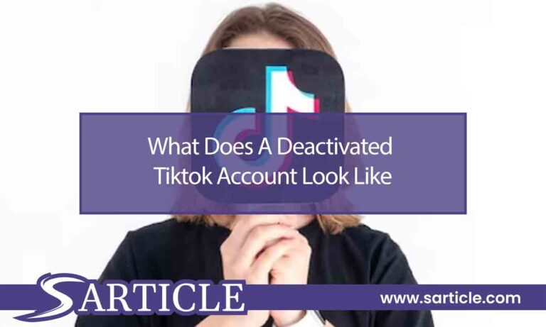 Deactivated TikTok Account Looks Like