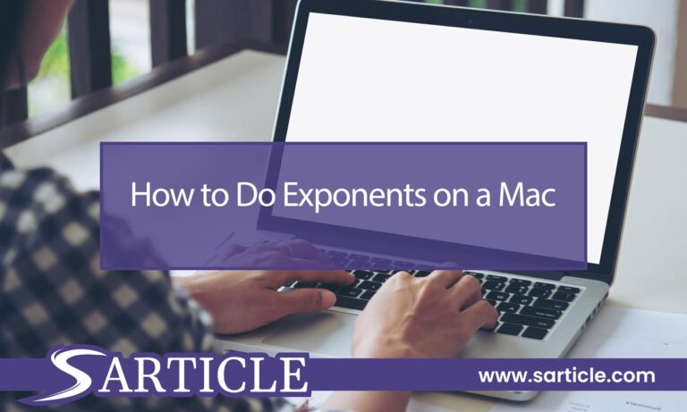 How to Do Exponents on a Mac