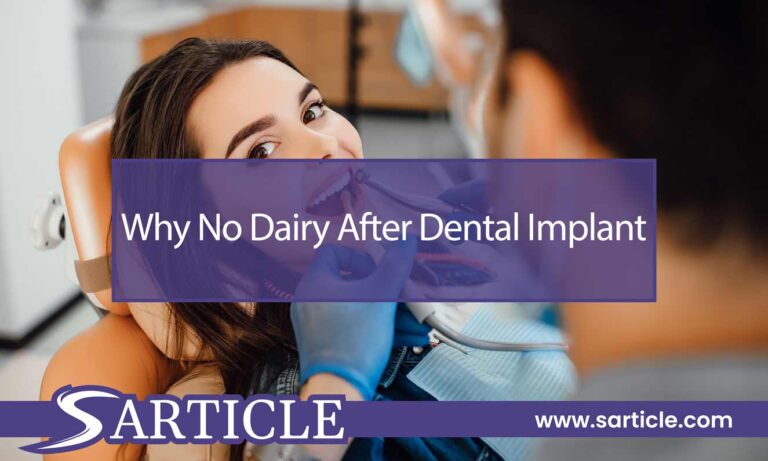 Why No Dairy After Dental Implant