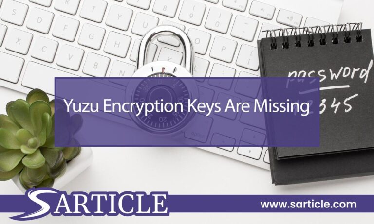 Yuzu Encryption Keys Are Missing 