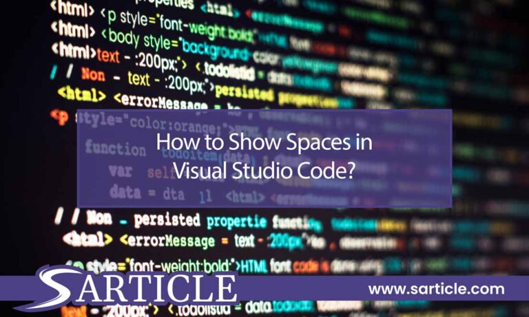 How to Show Spaces in Visual Studio Code?