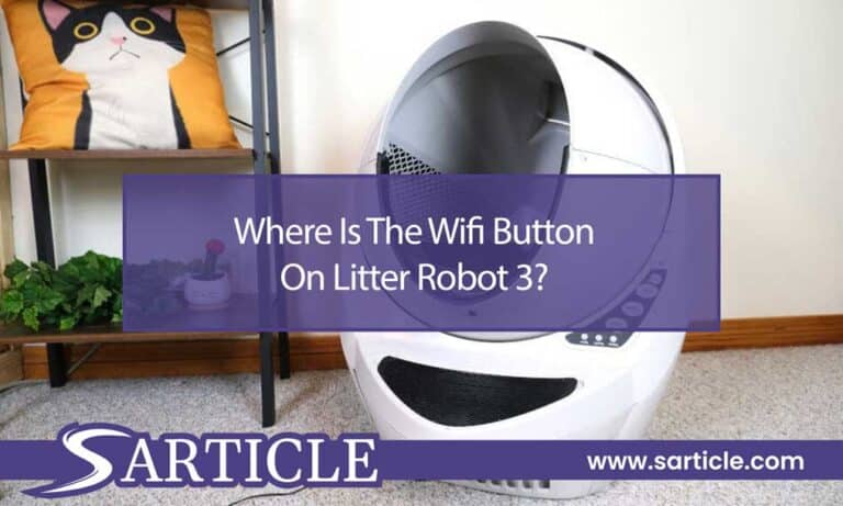 Where Is The Wifi Button On Litter Robot 3?